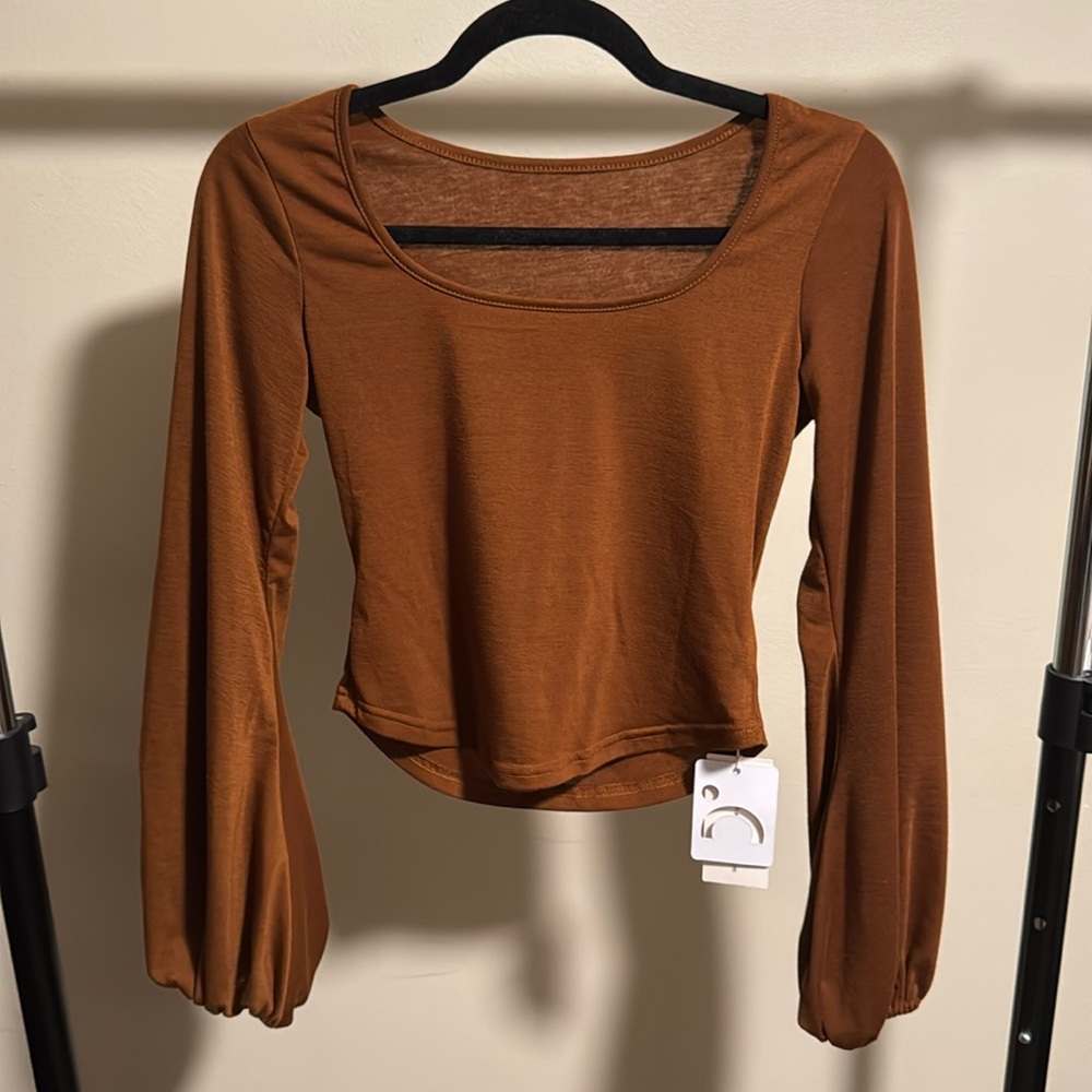Puff Sleeve Square Neck Blouse | Commense